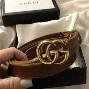 Brown Gucci Belt
